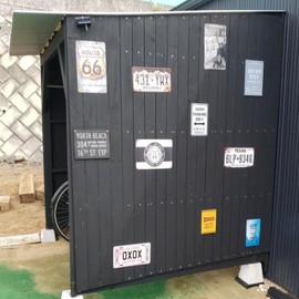 Y Yakunitatsu American Sundries Route 66 Metal Plate Tin Sign Set of 4 Antique Retro