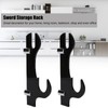 Wall Mounted Sword Stand Storage Rack Acrylic Display Holder Organizer