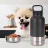 SUIOPPYUW Insulated Portable Dog Water Bottle Dispenser for Walking Hiking