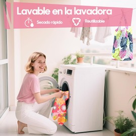 Paquete de 12/6 Bolsas Pleglables Reutilizables para Mandado, Bolsas Ecológicas de Gran Capacidad para la Compra, Bolsas de Almacenamiento Portátiles para Verduras, Frutas, Alimentos