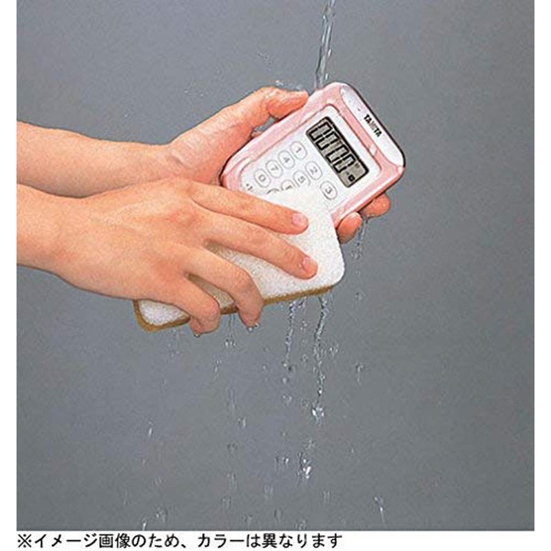 タニタ キッチン 勉強 学習 タイマー 防水 マグネット付き 100分 ホワイト TD-378
