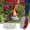 Lawn Trimmer Thread Spool, Pack of 4, Diameter 1.5 mm,