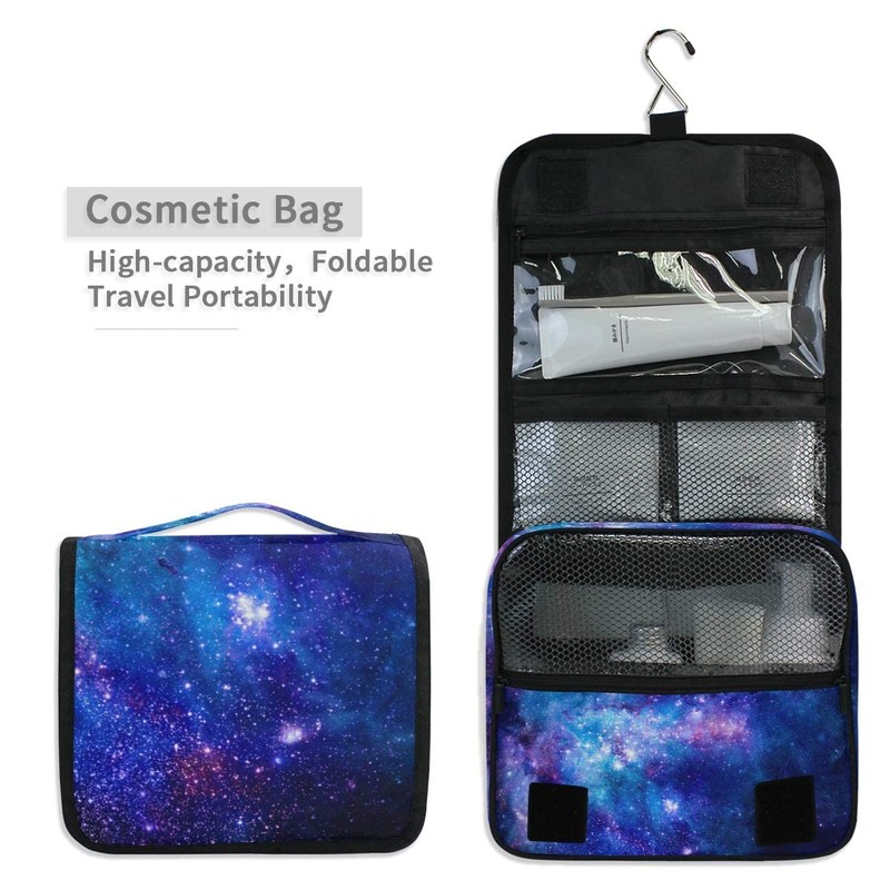 Hanging Travel Toiletry Bag Nebula Gas Cloud Deep Outer Space