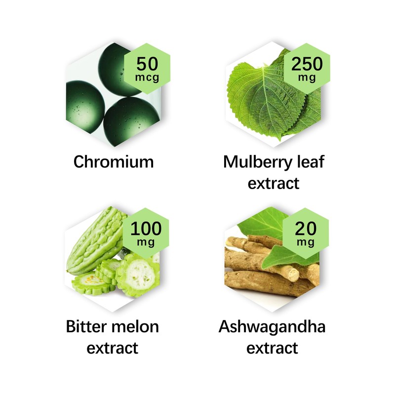 NiceTop Metabolic Activator, with Mulberry Leaf Extract, Vitamin C, PQQ,