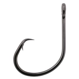 Owner American 5174RR-171 1 Reef and Rig Hook #7/0, Black Chrome, 6pk, One Size