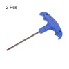 sourcing map 2pcs H3 T-Handle Hex Key Wrench 3mm S2