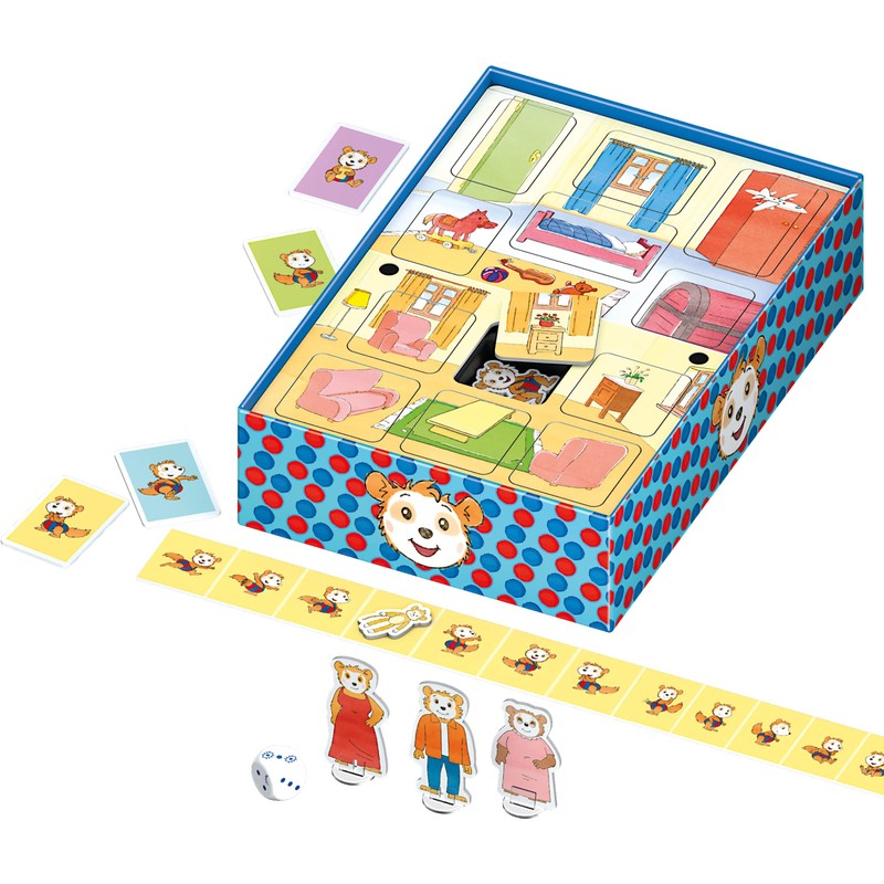 Schmidt Spiele 40622 Where is Bobo Dormouse, Children's Game, Colourful