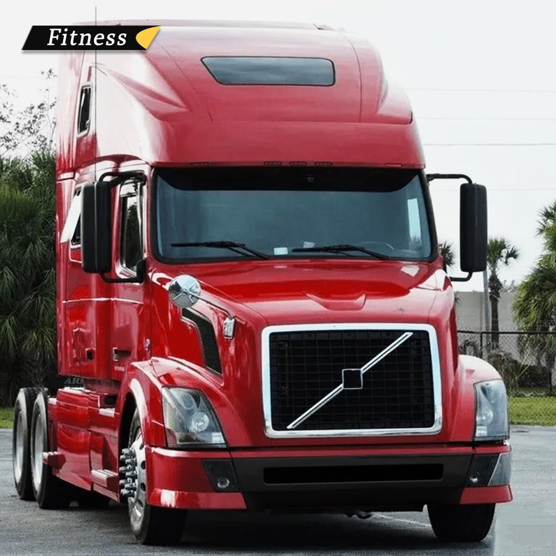 Front Center (Middle) PLASTIC Bumper compatible with Volvo VNL 2015-2017