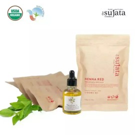 Sujata Hena 수자타헤나 5개세트(천연헤나염색 천연염색) [내추럴5 오일30ml] Sujata Hena 5-Piece Set (Natural Henna Dye Natural Dye) [Natural 5 Oil 30ml]