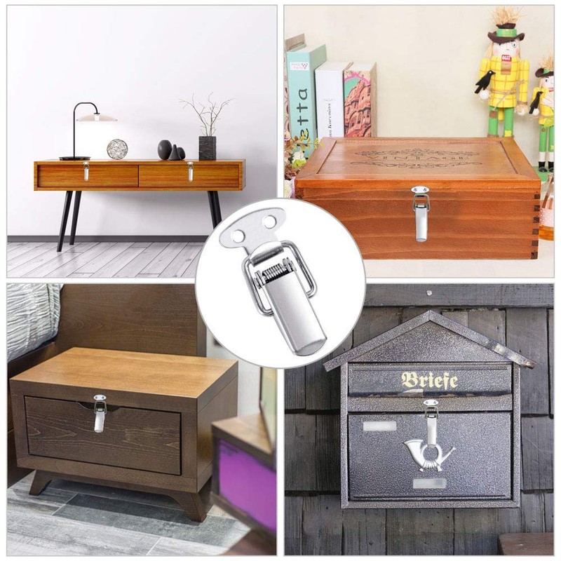 20 Pcs Spring Loaded Toggle Latch Catch Clamp Clips, Stainless