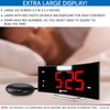 Geemarc Wake n’ Shake Curve Extra Loud Alarm Clocks for