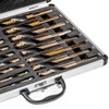 Stark USA 17-PCS Silver and Deming Drill-Bit Set, Drill Press