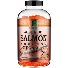 Aceite De Salmon Noruego Omega 3 All Nature 320 Cápsulas