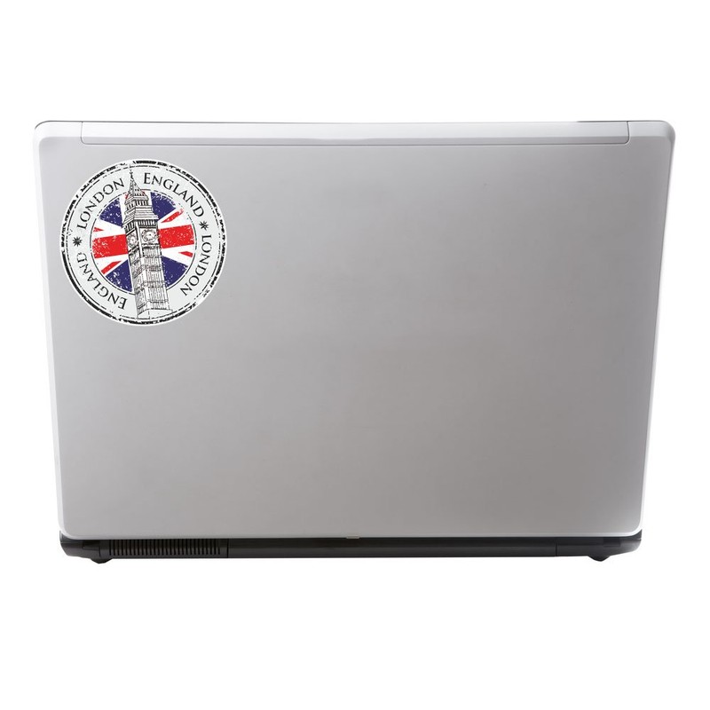 2 x 10cm London England UK Vinyl Sticker Travel Luggage