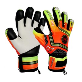 GK Saver Professional Football Goalkeeper Goalie Gloves Kids range Champ series (Champ 01 YF SIZE 6)