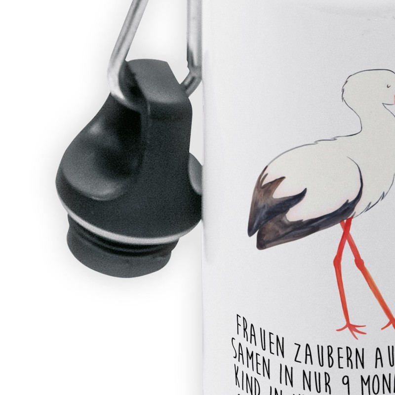 Mr. & Mrs. Panda Children's Drinking Bottle Stork - Gift,