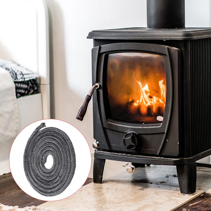 PATIKIL 4Mx10mm Fiberglass Rope Circular Braid Rope Glass Fiber High