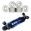 POFET 8 Pieces Skateboard Bearings, 608ZZ Double Shielded Bearings, Small