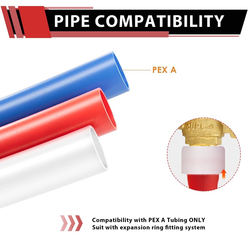 (Pack of 2) EFIELD Cold Expansion Pex-A 3/4 Inch X