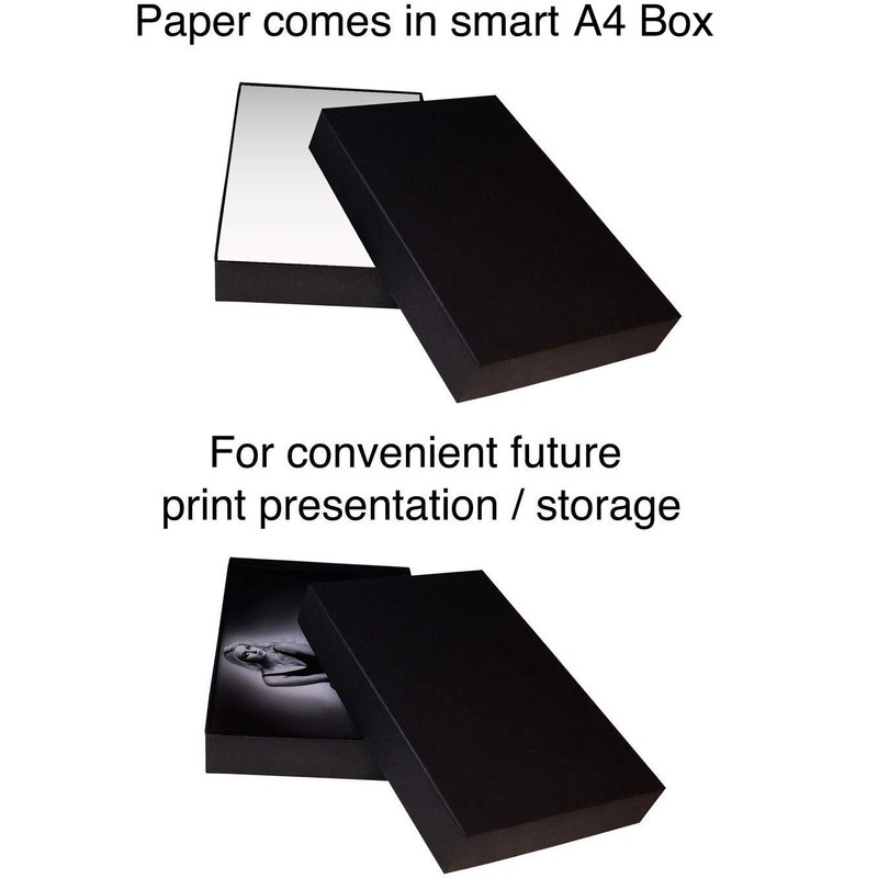 Marrutt 280gsm Traditional Baryta Hi-White Semi Gloss Inkjet Photo Paper: