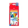Faber-Castell FABER-CASTELL 116510 - Buntstifte triangular Jumbo, 10er Kartonetui,