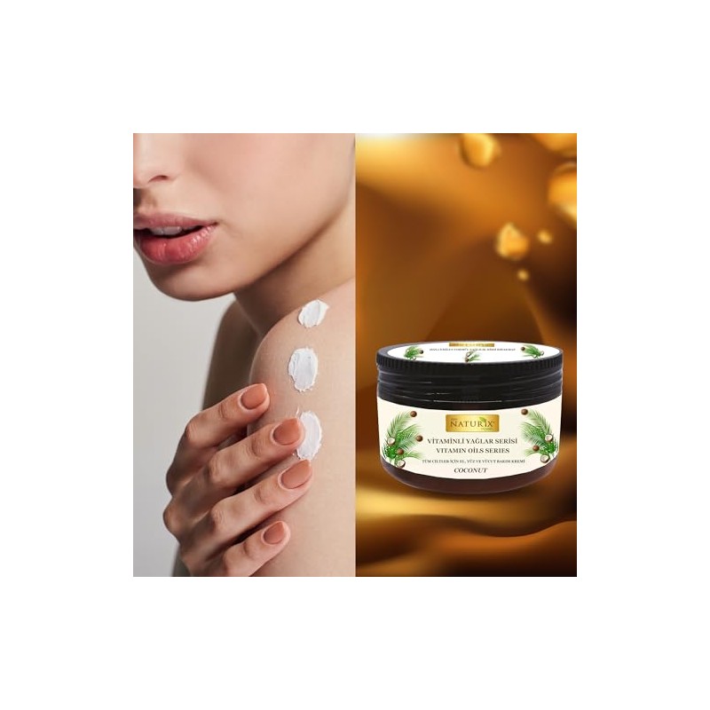 Crema De Manos, Rostro Y Cuerpo Con Aceite De Coco