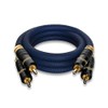 Tertullus High-End Audiophiles RC A Cables 1.5m OFC Copper Silver