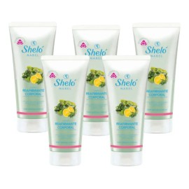 Crema Reafirmante Corporal Shelo Nabel® 250ml. 5 Piezas