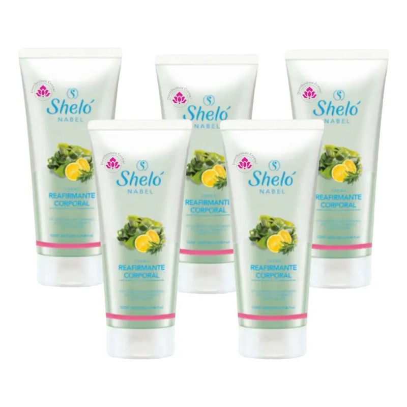Crema Reafirmante Corporal Shelo Nabel® 250ml. 5 Piezas