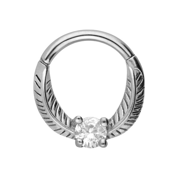 Piercingline Surgical Steel Segment Ring Clicker with Ball Piercing Ring