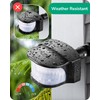 EDISHINE Dusk to Dawn Motion Sensor with 240° Detection Range