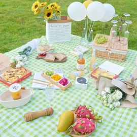 Cute Aesthetic Thick Portable Mat - 4 Types, Large, Waterproof Picnic & Camping Mat Picnic Mat Character Mat/L Size/Fish 2ea