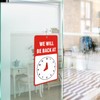 Open Signs for Business with Suction Cups, “We Will Be
