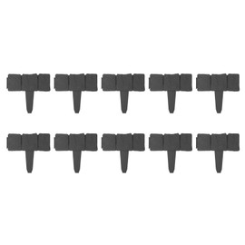 Tgoon 10 Pcs Garden Edging Border, Stone Effect Garden Lawn Edging Minimalist Landscape Border Edging Outdoor Decor, Landscaping Edging for Lawn Garden Flower Bed,The Yard,Lawn Edging