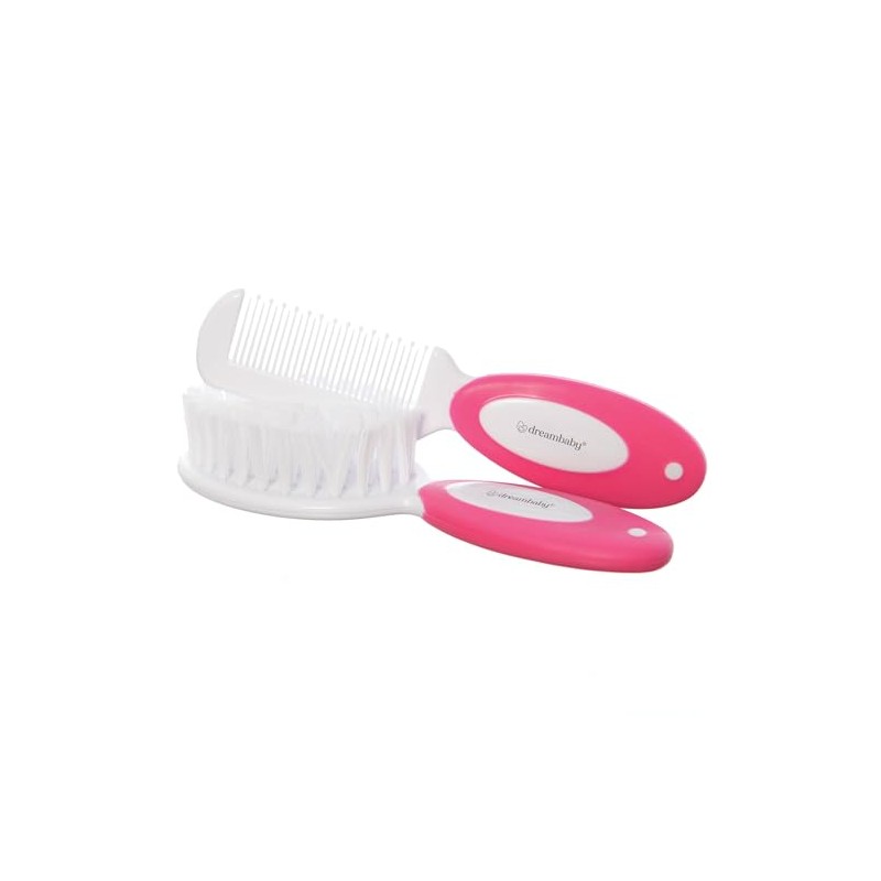 Dreambaby Deluxe Super Soft Bristles Brush and Comb Set -