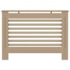 Mdf Radiator Cover 44.1 X 7.5 X 32.1 Inches Brown