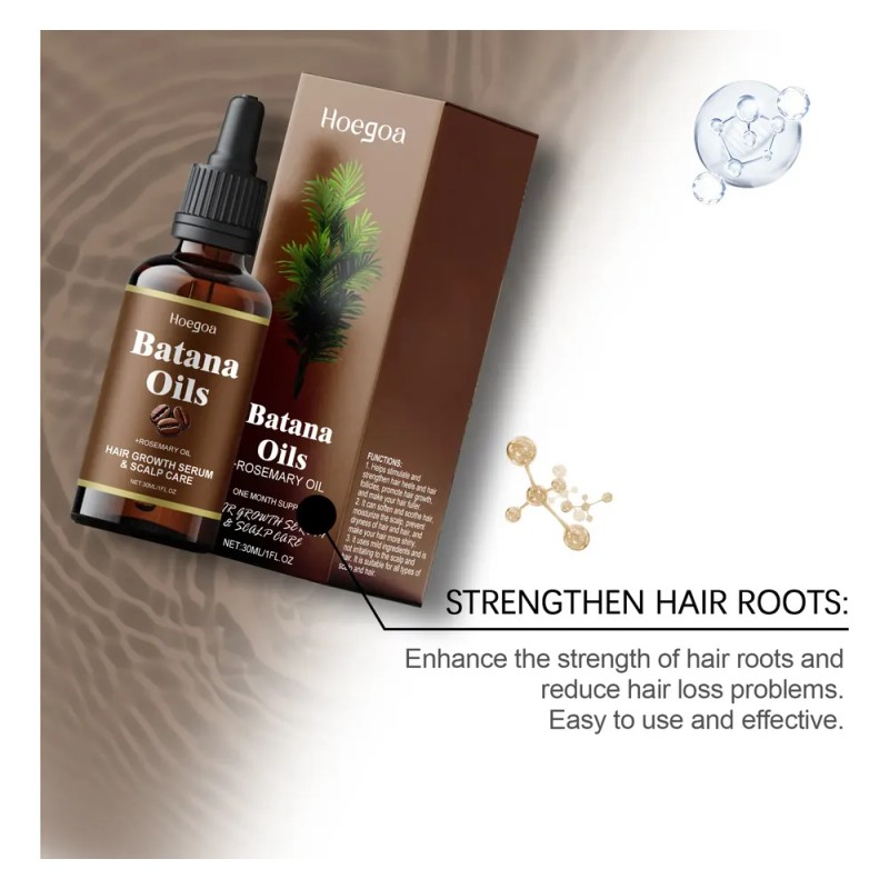 3pcs Aceite De Batana,mejora El Brillo Del Cabello Y La