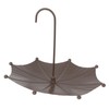 Umbrella Shaped Bird Trough Metal Hanging Bird Feeder Tray Metal