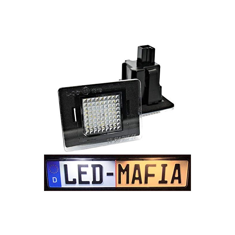 2 x LED Number Plate Light Modules – E-Mark –