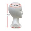 ican Foam Wig Head ,female Mannequin Wig Holder Stand Small