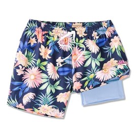 Chubbies Men's Standard The Big Bloomers 5.5" (Classic Lined Swim Trunk), Navy