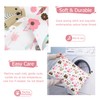 Children's Cushion Cover, Pack of 2, 100% Cotton Baby Pillowcase,