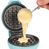 Nostalgia MyMini Personal Electric Waffle Maker, 5-Inch Cooking Surface, Waffle