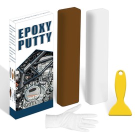 WAN2TLK Epoxy Putty, 200g Epoxy Wood Filler, 2 Part Epoxy Metal Putty, Plastic, Glass, Ceramic Sink Crack Repair for Fast Repair and Bonding, Heat Resistant & Waterproof (Brown), YA-USGK-0641