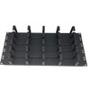 QiaoYoubang (5 Pack) 1U 5 D-Ring Cable Manager - 19
