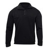 Rothco Firefighter/EMS Quarter Zip Job Shirt, Black - M