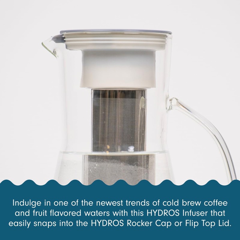 Hydros Stainless Steel Cold Brew Coffee and Tee Infuser for