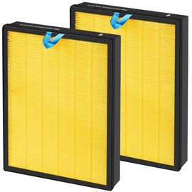 APPLIANCEMATES Vital 100S Pet Replacement Filter for LEVOIT Vital 100S/100S-P Air Purifier, 3-in-1 True HEPA and High-Efficiency Activated Carbon Filters, Part# Vital 100S-RF, 2 Packs