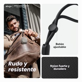elago Funda Armor con Mosquetón Compatible con AirPods Pro 2 Case, Soporta Carga Inalámbrica, Estuche Resistente a los Golpes, Carcasa Protección