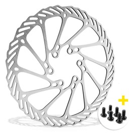 Drahtesel Bicycle Brake Disc 160 mm 6-Hole Compatible with Avid, Magura, Hayes, Tektro, Shimano etc.